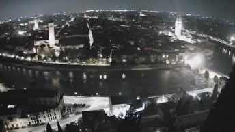 Archiv Foto Webcam Castel San Pietro - Blick auf Verona