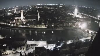 Archiv Foto Webcam Castel San Pietro - Blick auf Verona