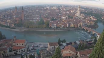 Archiv Foto Webcam Castel San Pietro - Blick auf Verona