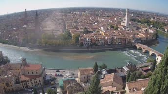 Archiv Foto Webcam Castel San Pietro - Blick auf Verona