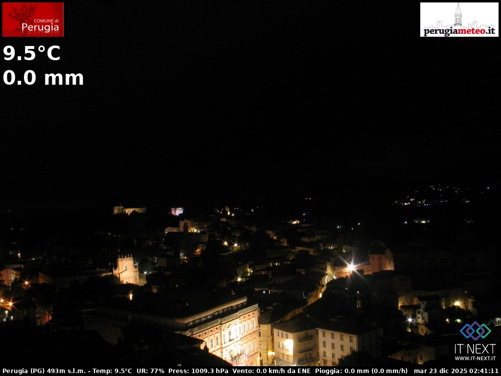 Archiv Foto Webcam Perugia - Umbrien