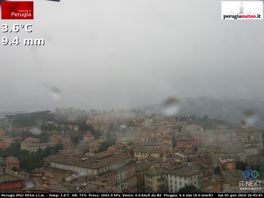 Archiv Foto Webcam Perugia - Umbrien