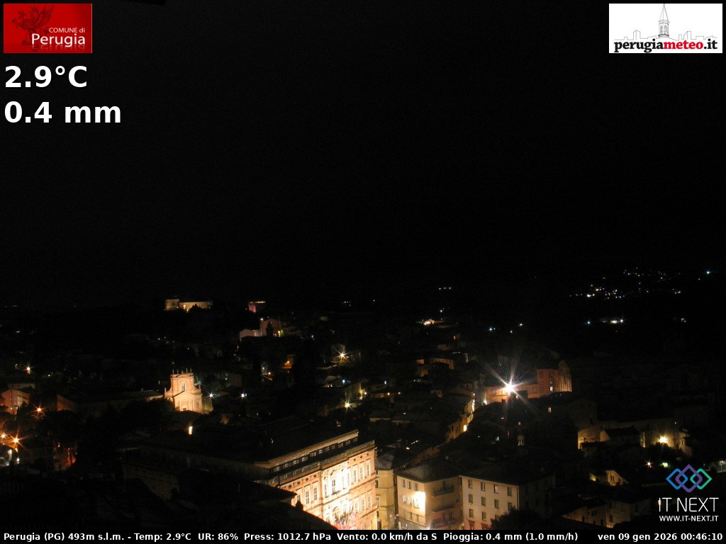 Archiv Foto Webcam Perugia - Umbrien