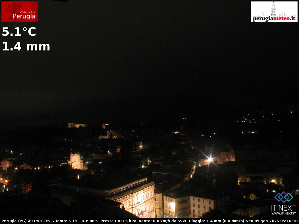 Archiv Foto Webcam Perugia - Umbrien