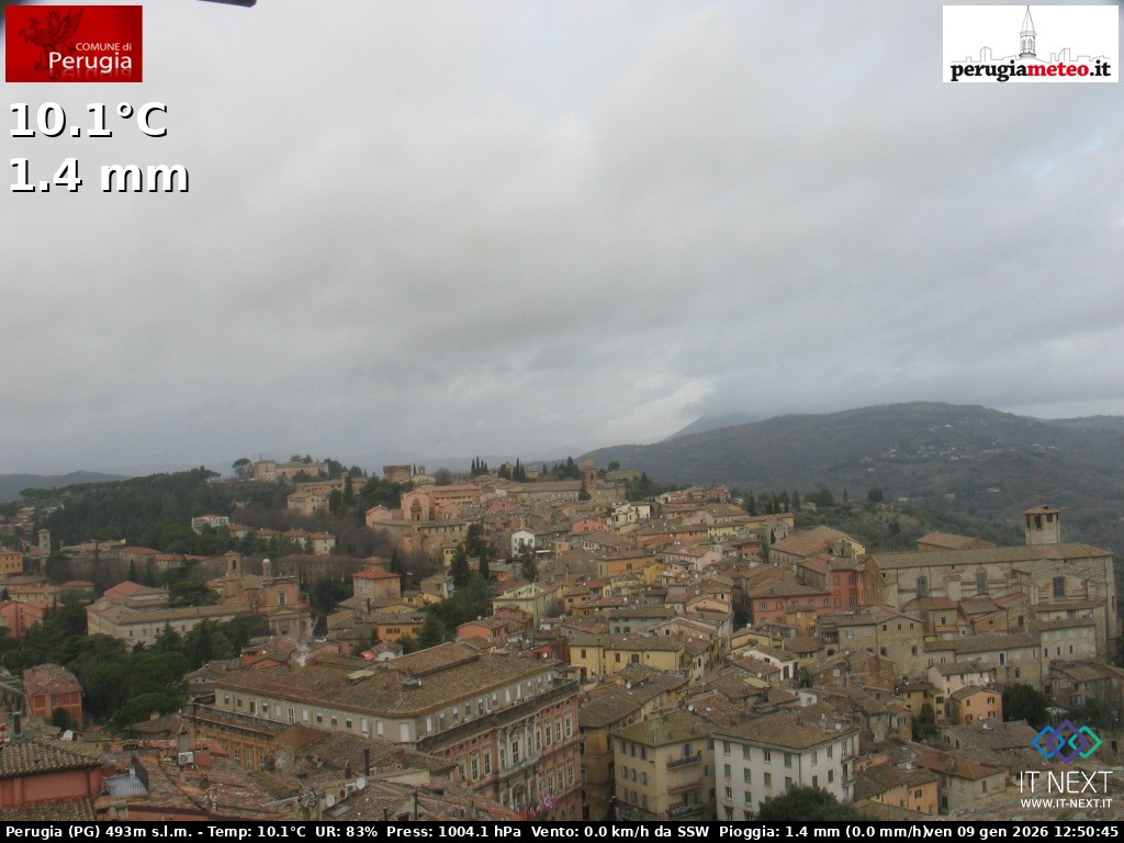 Archiv Foto Webcam Perugia - Umbrien