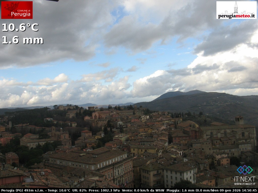 Archiv Foto Webcam Perugia - Umbrien