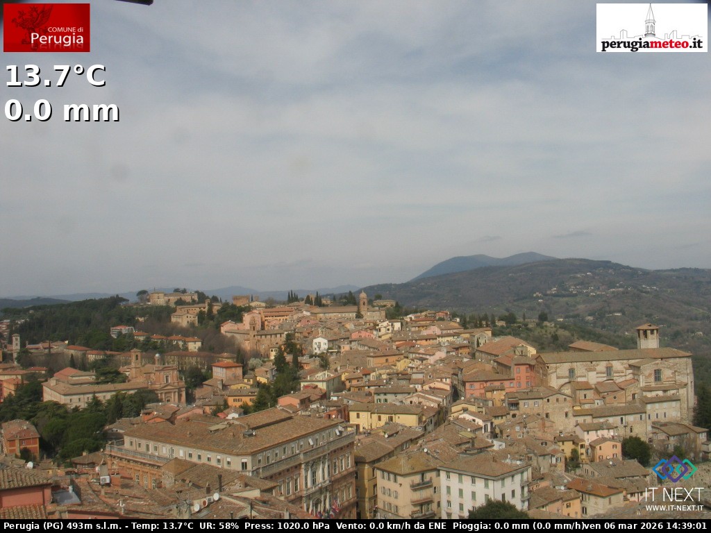 Archiv Foto Webcam Perugia - Umbrien