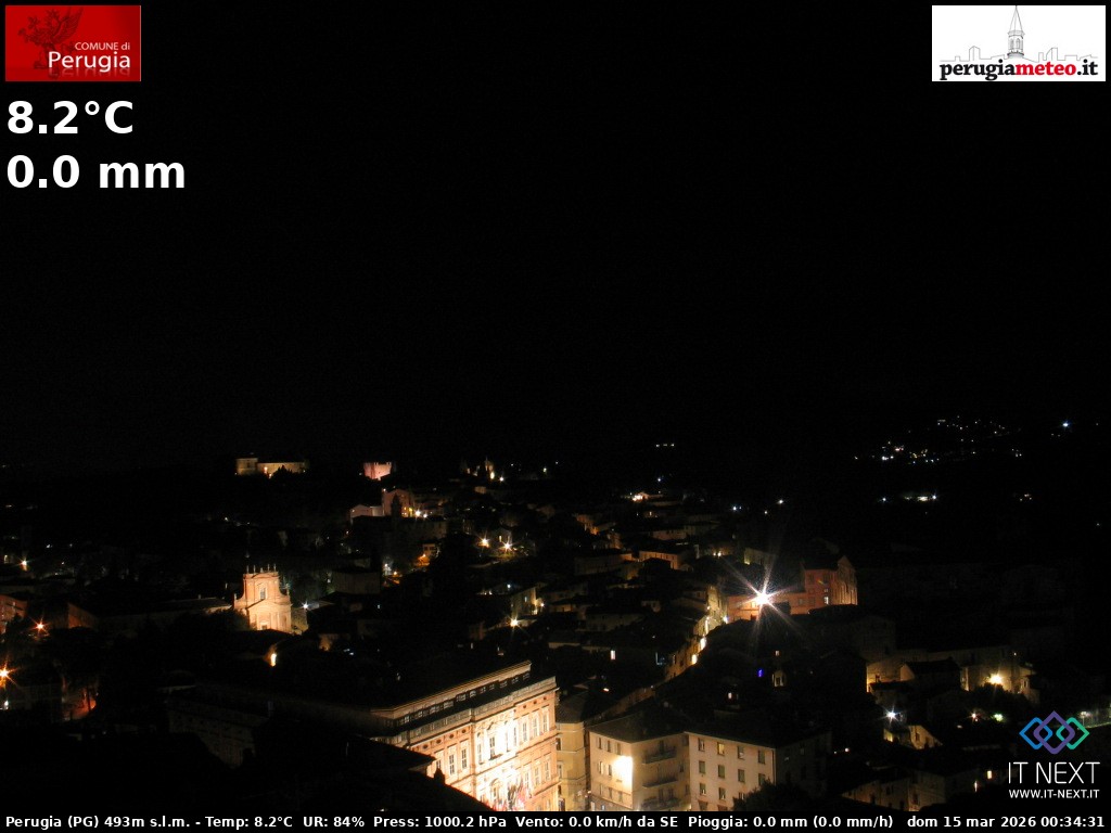 Archiv Foto Webcam Perugia - Umbrien