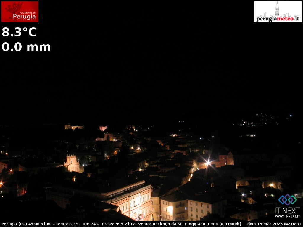 Archiv Foto Webcam Perugia - Umbrien
