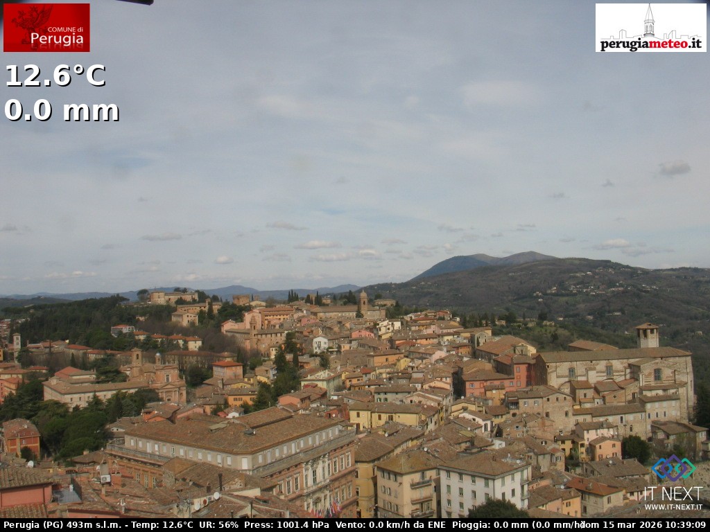 Archiv Foto Webcam Perugia - Umbrien