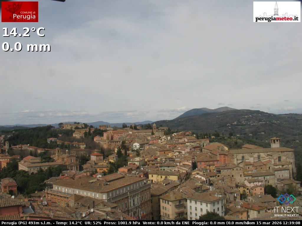 Archiv Foto Webcam Perugia - Umbrien