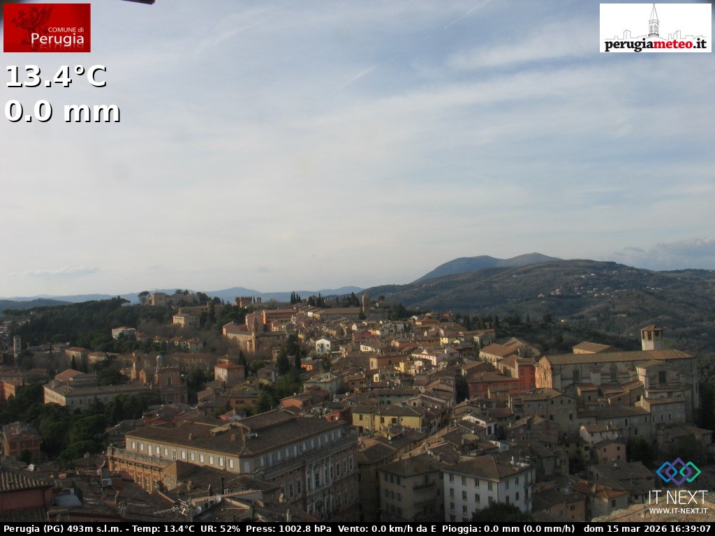 Archiv Foto Webcam Perugia - Umbrien
