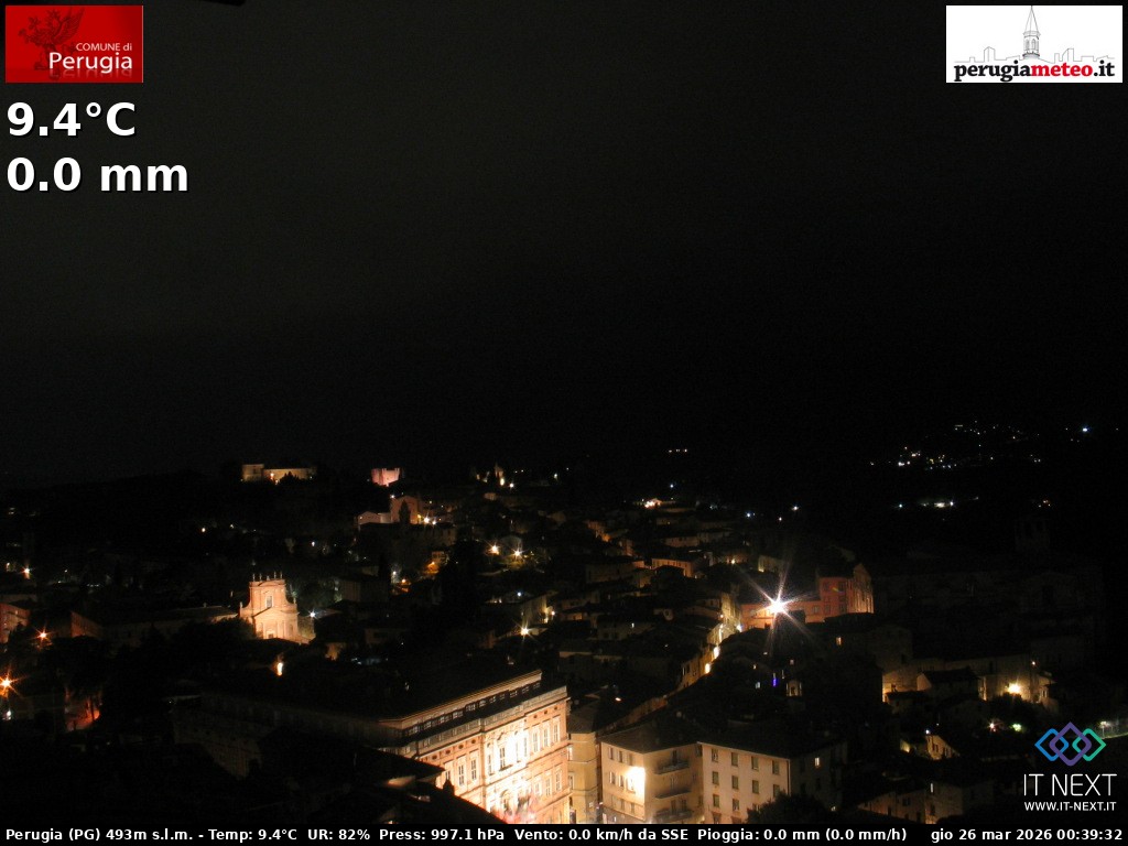 Archiv Foto Webcam Perugia - Umbrien