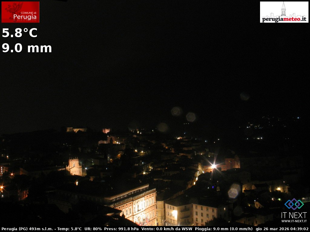 Archiv Foto Webcam Perugia - Umbrien