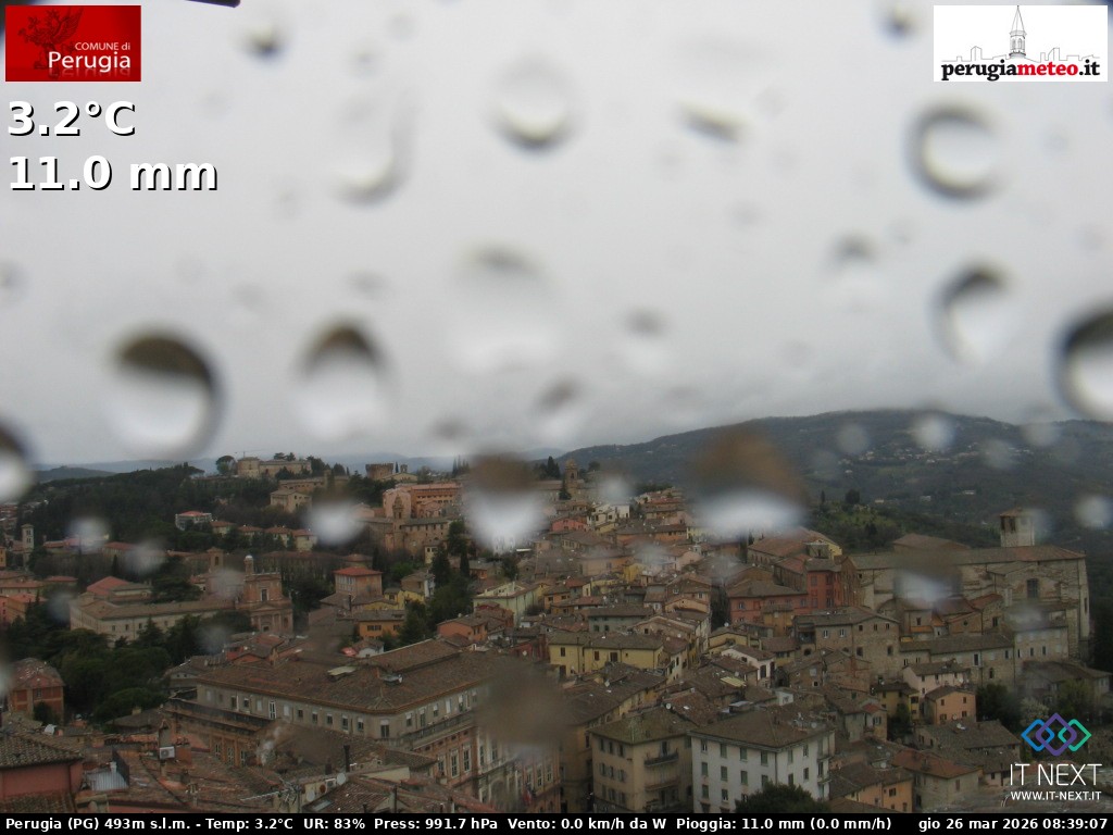 Archiv Foto Webcam Perugia - Umbrien