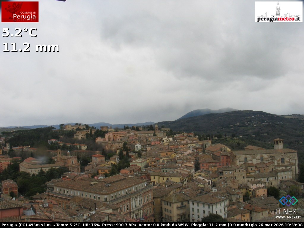 Archiv Foto Webcam Perugia - Umbrien