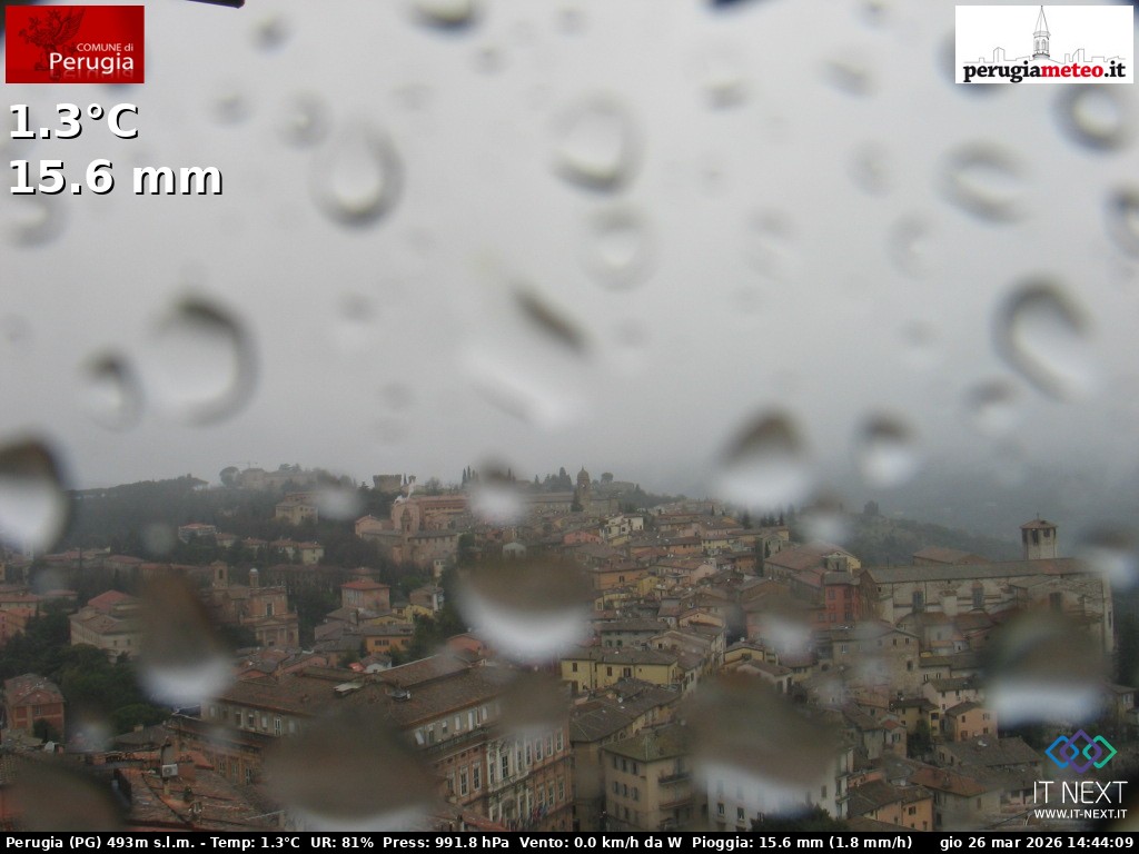 Archiv Foto Webcam Perugia - Umbrien
