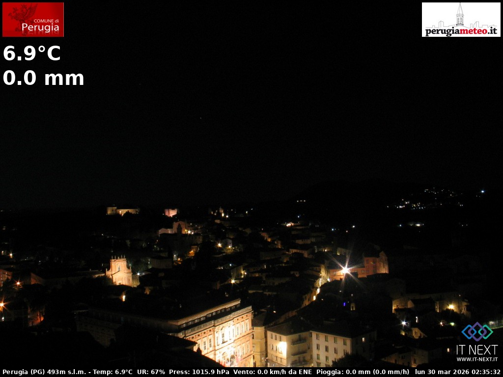 Archiv Foto Webcam Perugia - Umbrien