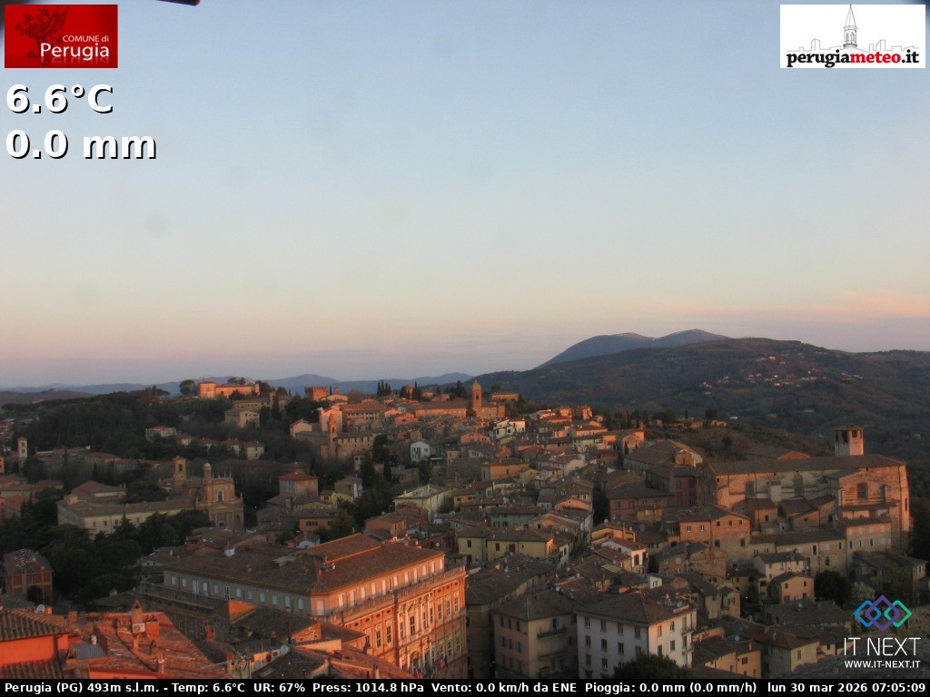 Archiv Foto Webcam Perugia - Umbrien
