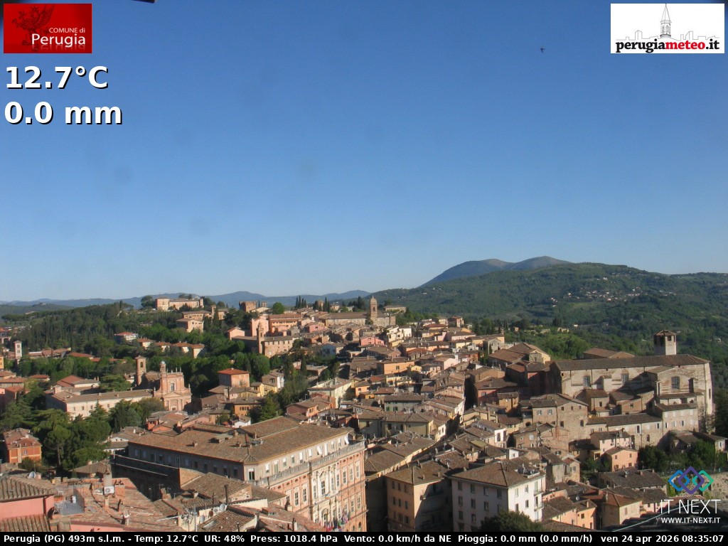 Archiv Foto Webcam Perugia - Umbrien