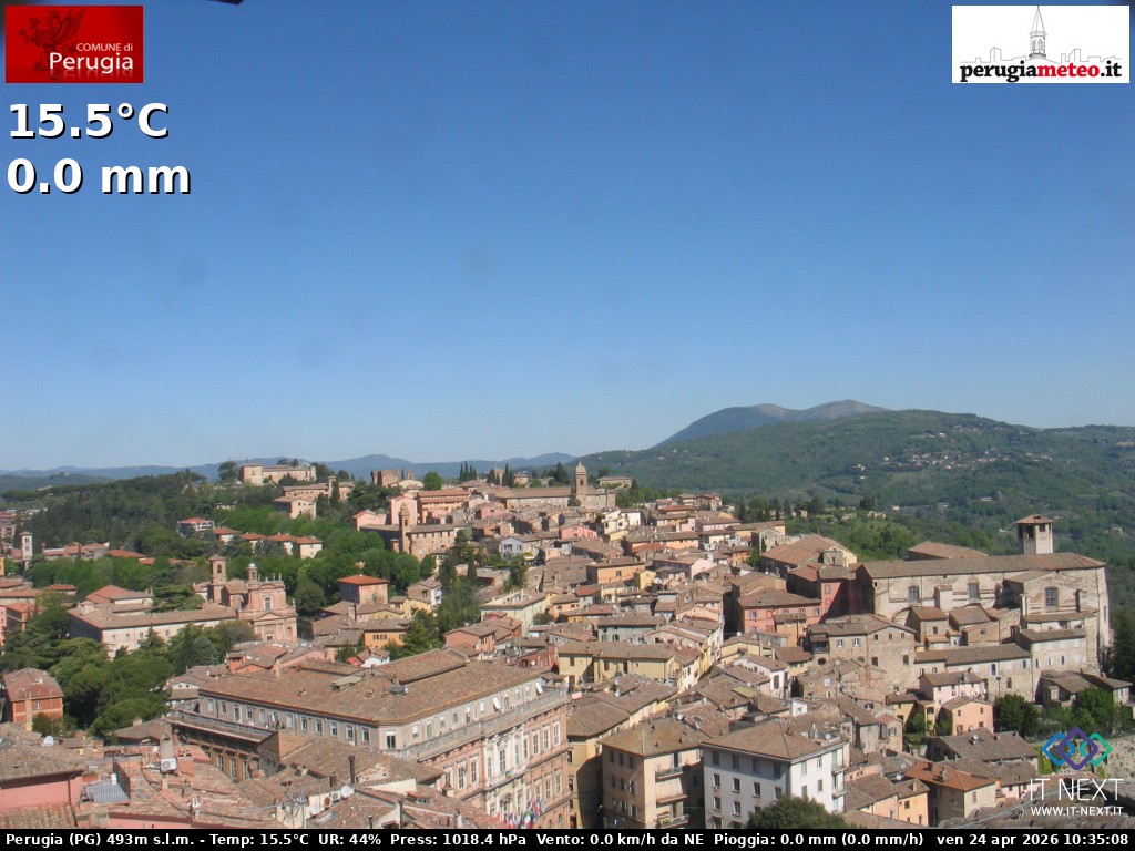 Archiv Foto Webcam Perugia - Umbrien