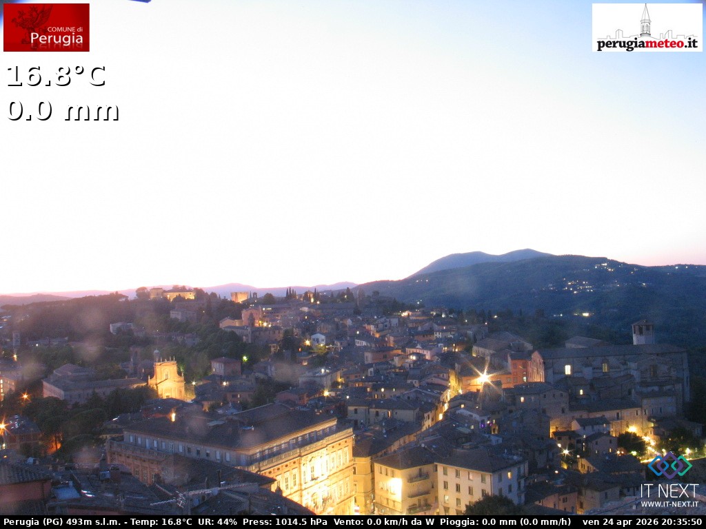 Archiv Foto Webcam Perugia - Umbrien