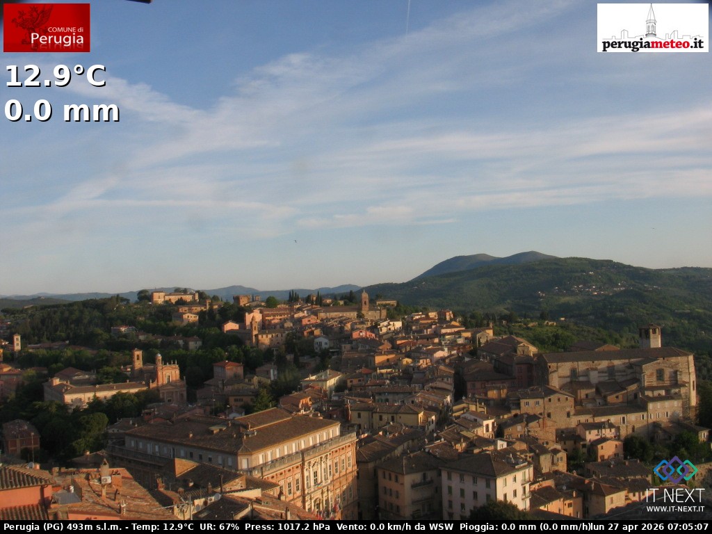 Archiv Foto Webcam Perugia - Umbrien