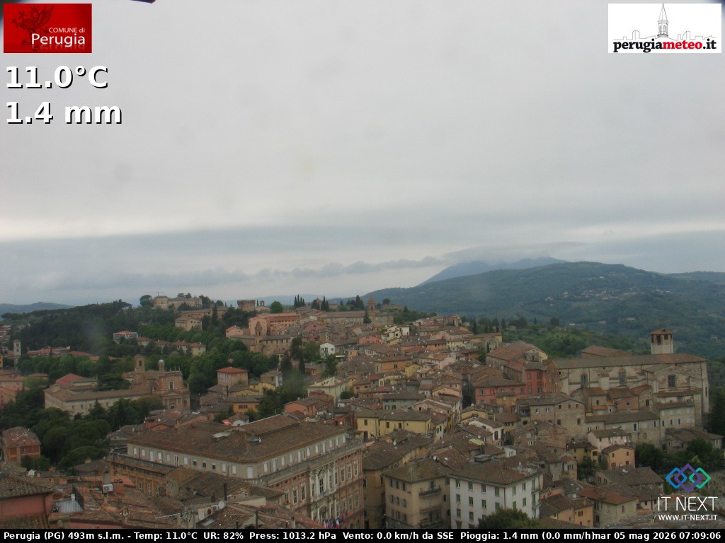 Archiv Foto Webcam Perugia - Umbrien