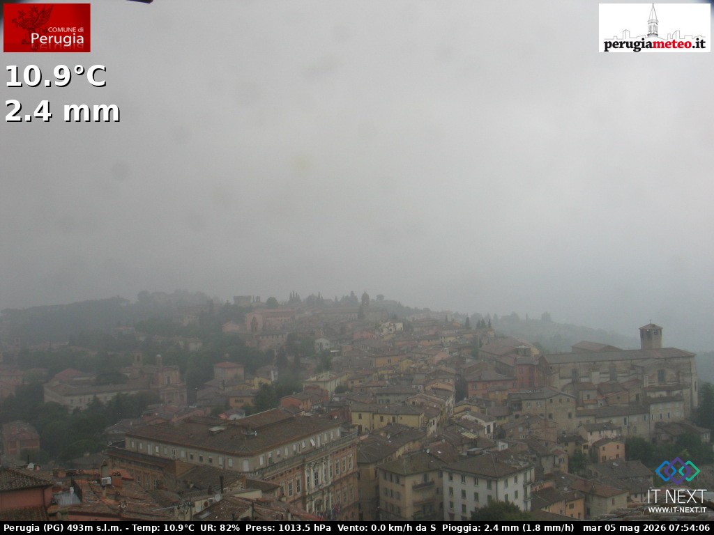 Archiv Foto Webcam Perugia - Umbrien