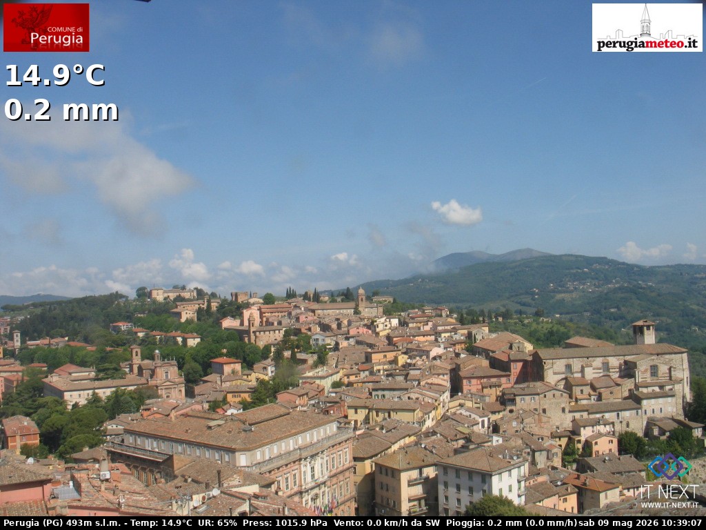 Archiv Foto Webcam Perugia - Umbrien