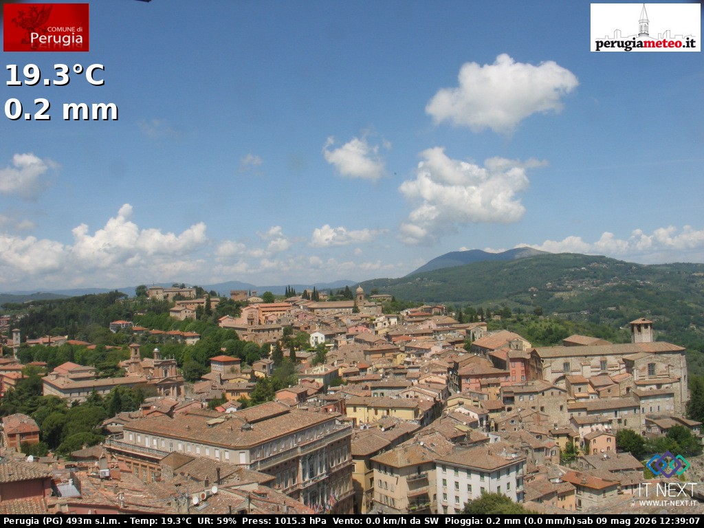 Archiv Foto Webcam Perugia - Umbrien