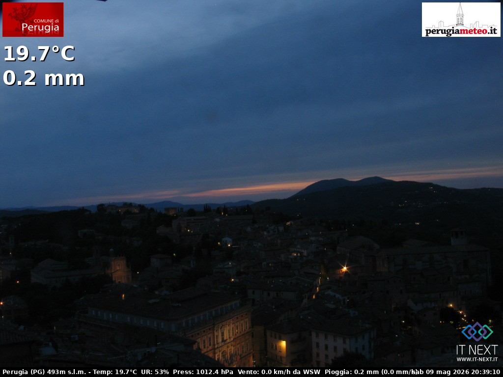 Archiv Foto Webcam Perugia - Umbrien