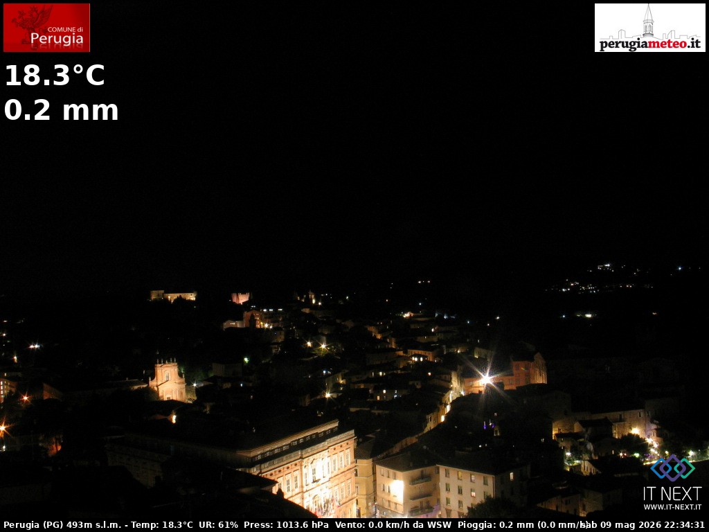 Archiv Foto Webcam Perugia - Umbrien