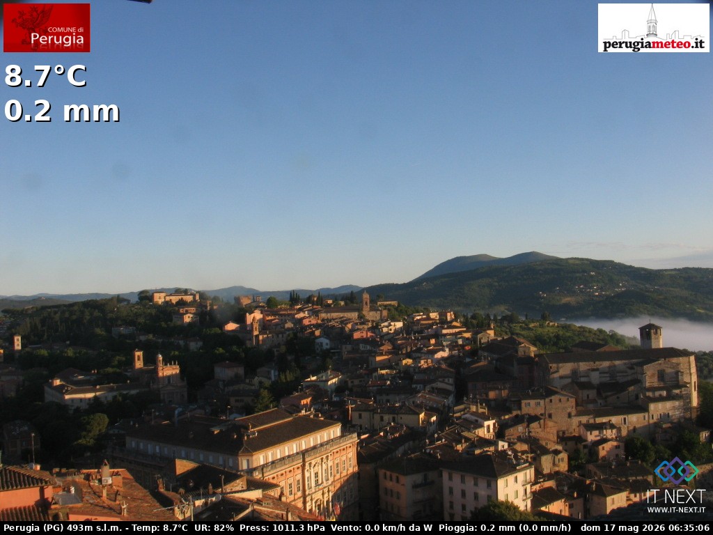 Archiv Foto Webcam Perugia - Umbrien