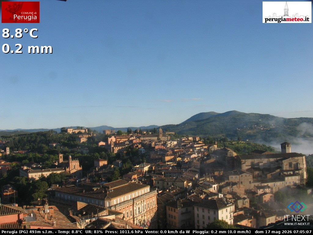 Archiv Foto Webcam Perugia - Umbrien