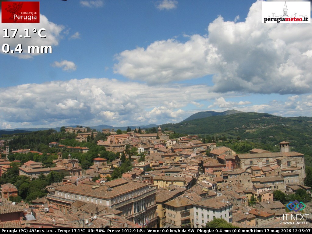 Archiv Foto Webcam Perugia - Umbrien