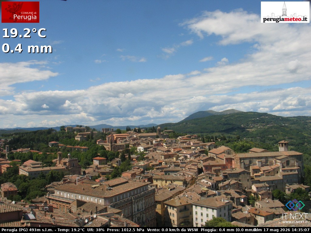 Archiv Foto Webcam Perugia - Umbrien