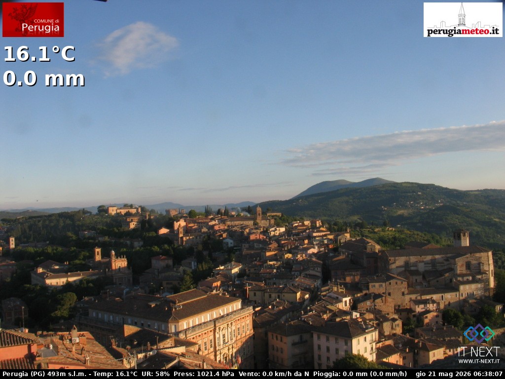 Archiv Foto Webcam Perugia - Umbrien
