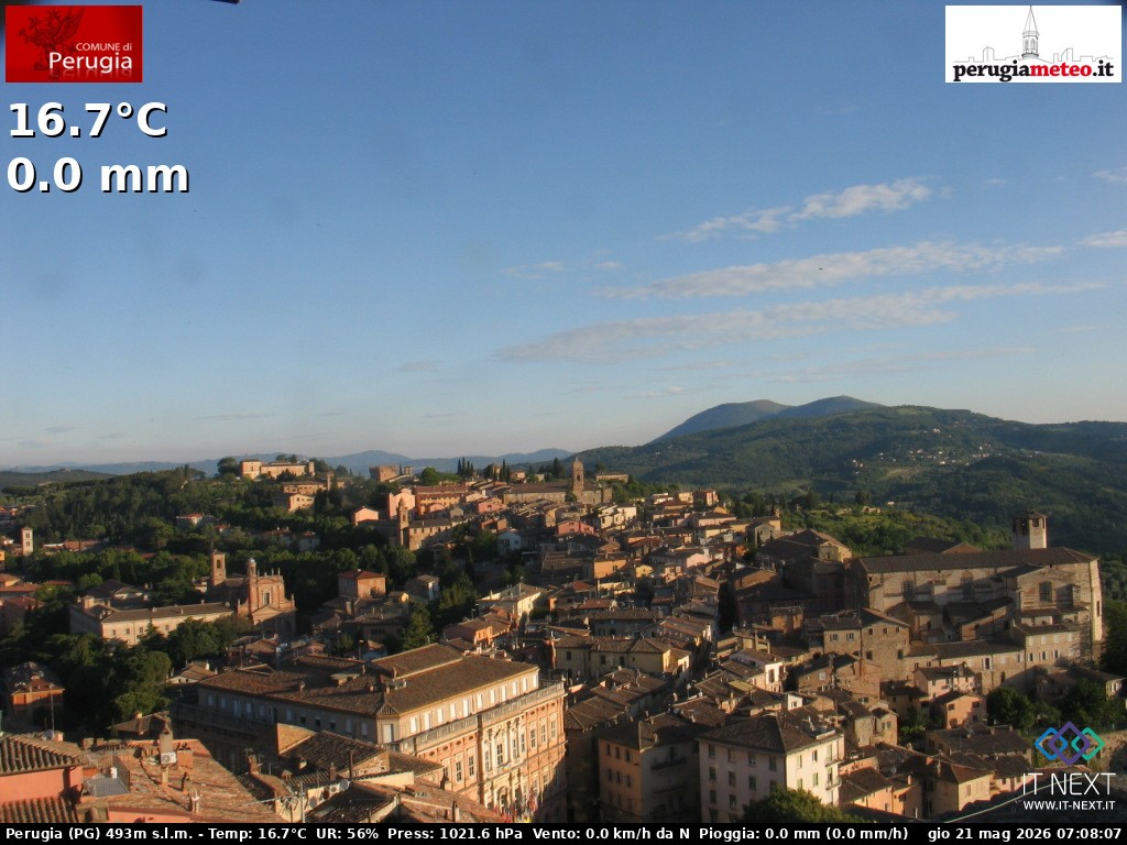 Archiv Foto Webcam Perugia - Umbrien