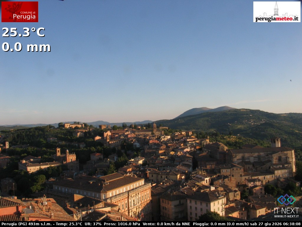 Archiv Foto Webcam Perugia - Umbrien