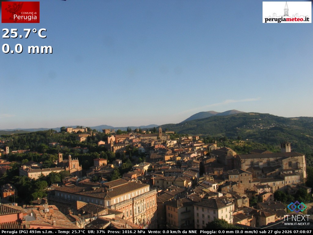 Archiv Foto Webcam Perugia - Umbrien