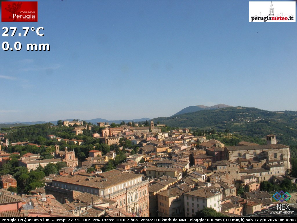 Archiv Foto Webcam Perugia - Umbrien