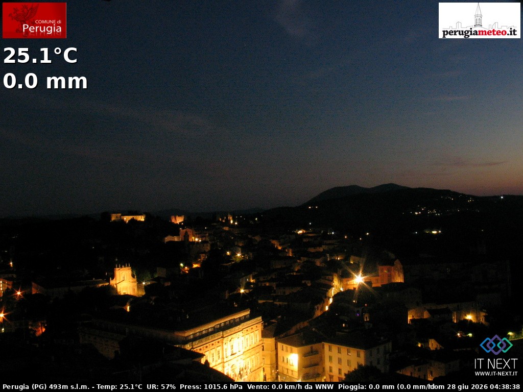 Archiv Foto Webcam Perugia - Umbrien