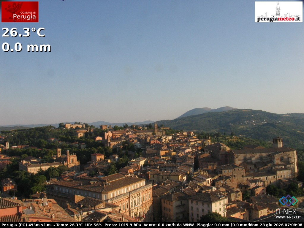 Archiv Foto Webcam Perugia - Umbrien