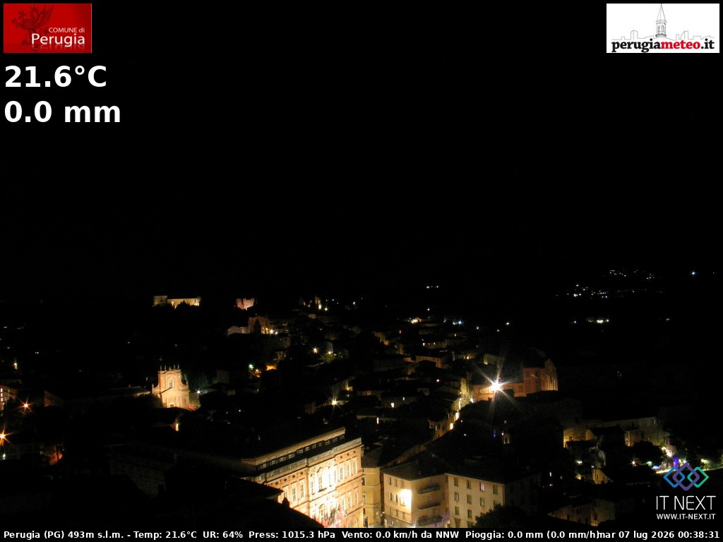 Archiv Foto Webcam Perugia - Umbrien