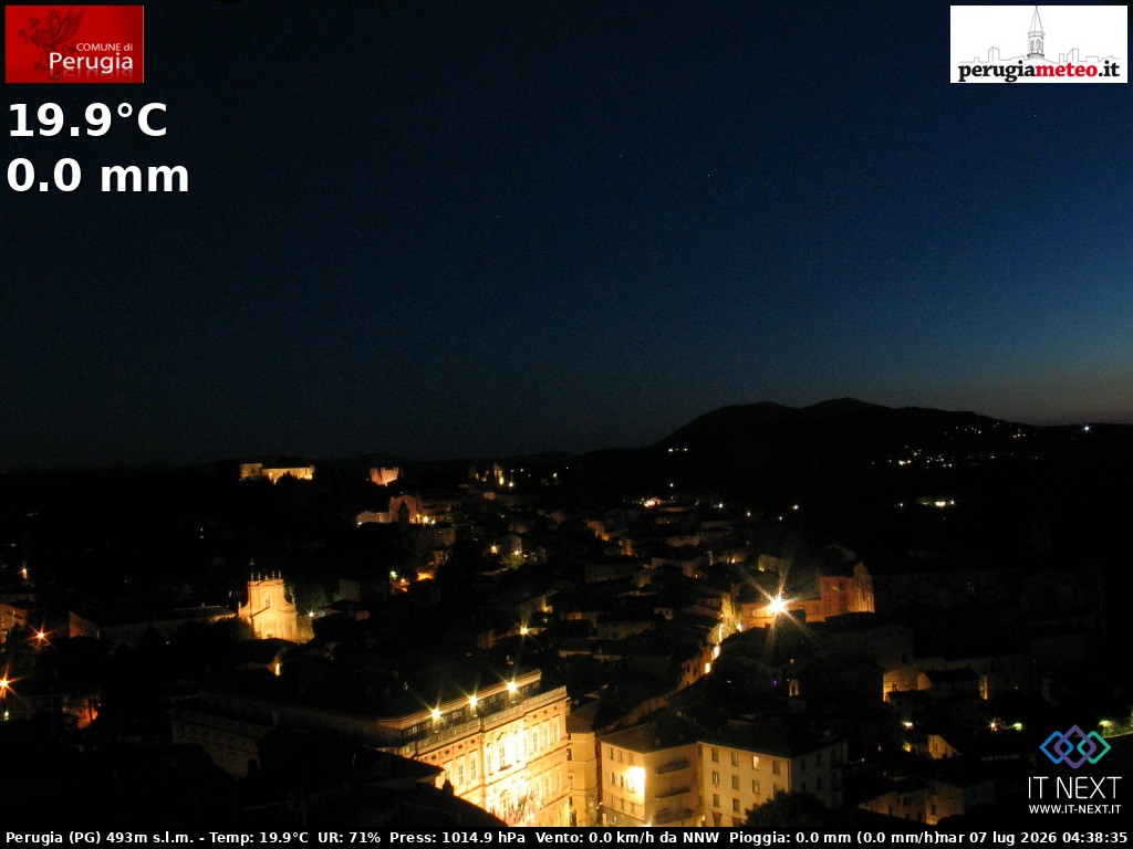 Archiv Foto Webcam Perugia - Umbrien