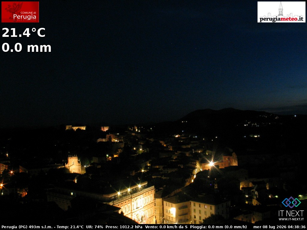 Archiv Foto Webcam Perugia - Umbrien