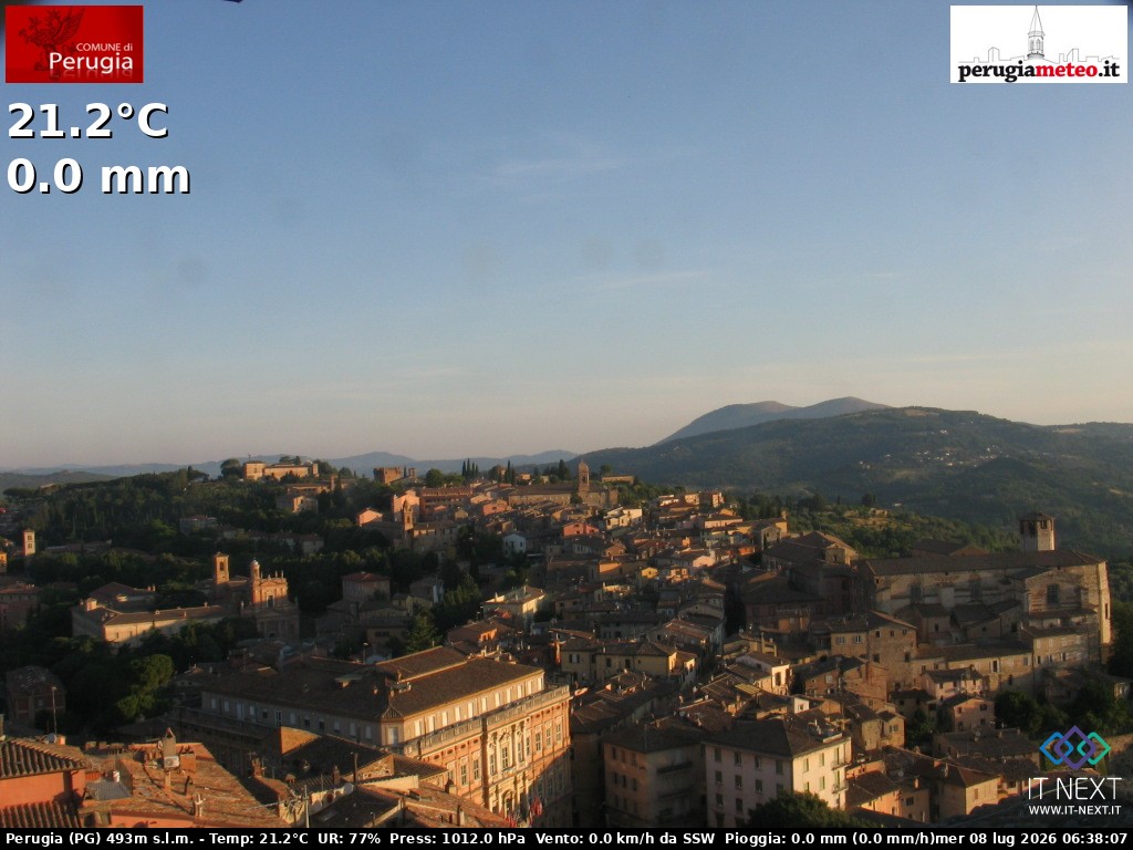 Archiv Foto Webcam Perugia - Umbrien