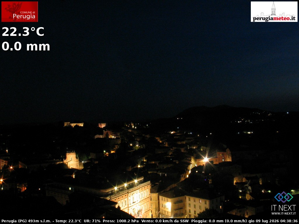 Archiv Foto Webcam Perugia - Umbrien