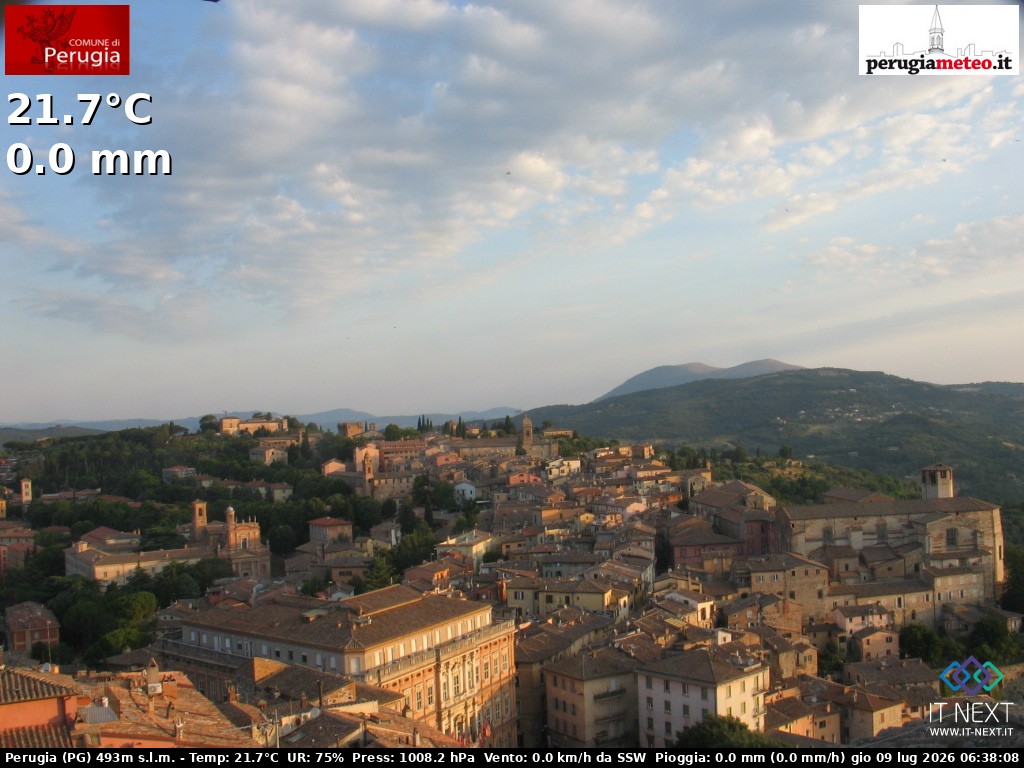 Archiv Foto Webcam Perugia - Umbrien
